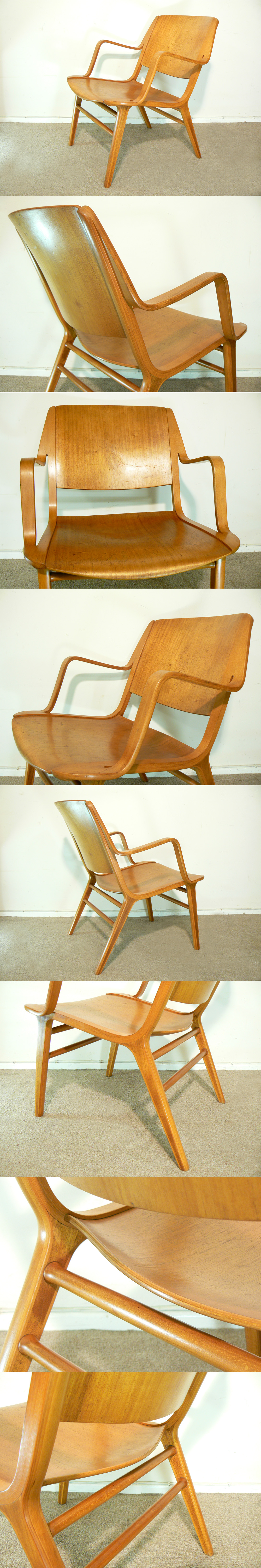 An Ax chair, c1950s. Designed by Peter Hivdt and Orla Molgaard Nielsen.