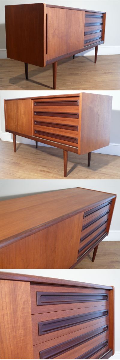 A small Danish sideboard, c1970s.