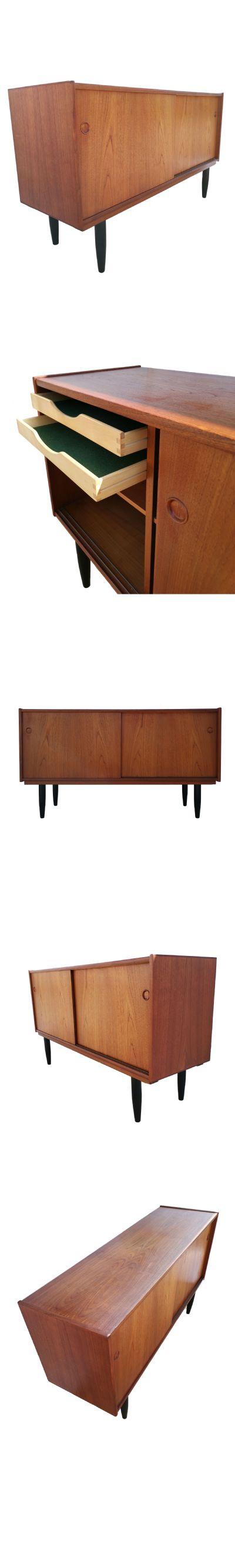 A small teak sideboard by Arne Hovmand Olsen for Mogens Kold, c1960s